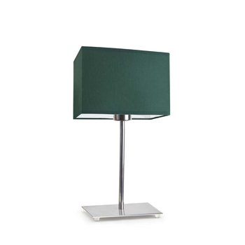 Lampka nocna LYSNE Amalfi, 60 W, E27, zieleń butelkowa/chrom, 40x20 cm - LYSNE