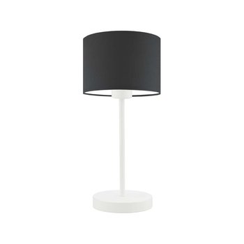 Lampka nocna LYSNE Nicea, 60 W, E27, grafitowa/biała, 39,5x17,5 cm - LYSNE