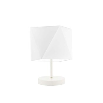 Lampka nocna LYSNE Pasadena, 60 W, E27, biała, 30x23 cm - LYSNE