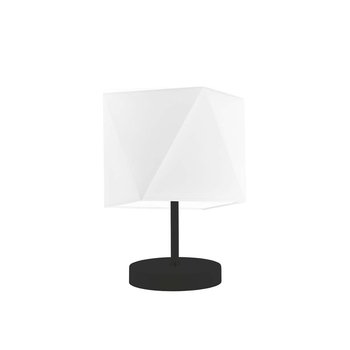 Lampka nocna LYSNE Pasadena, 60 W, E27, biała/czarna, 30x23 cm - LYSNE