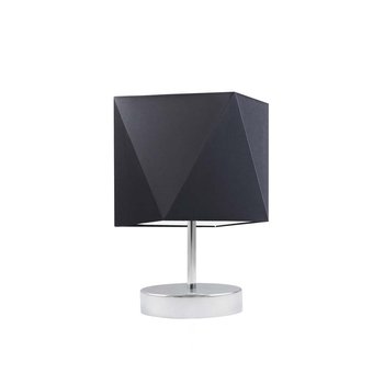 Lampka nocna LYSNE Pasadena, 60 W, E27, czarna/chrom, 30x23 cm - LYSNE