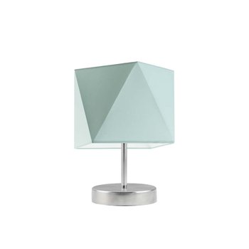 Lampka nocna LYSNE Pasadena, 60 W, E27, miętowa/stalowa, 30x23 cm - LYSNE