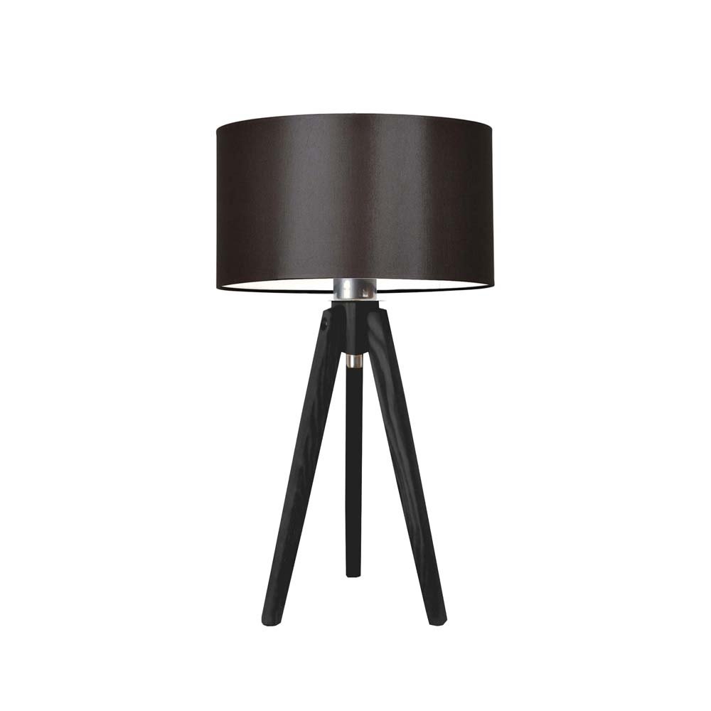 Lampka nocna LYSNE Saba, brązowy, 60 W