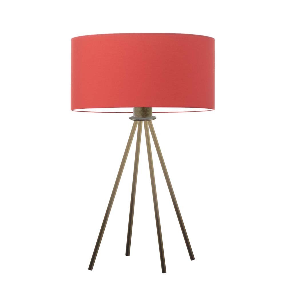 Lampka nocna LYSNE Sierra, czerwony, 60 W