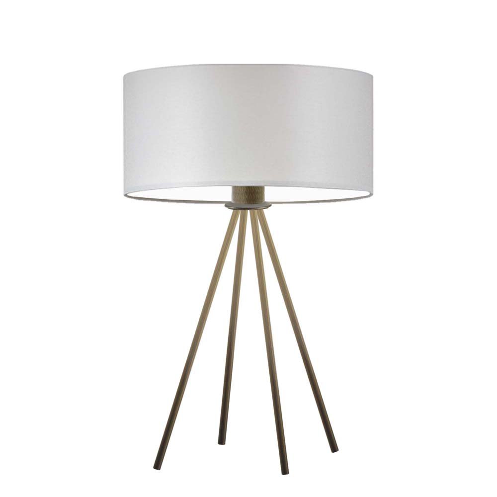 Lampka nocna LYSNE Sierra, jasnoszary, 60 W