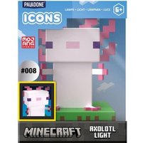 Lampka nocna Minecraft Axolotl dla dzieci do pokoju dziecka Prezent 11 cm Paladone