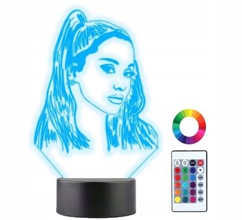 Lampka Nocna Prezent Ariana Grande 3D Led Imię - Plexido