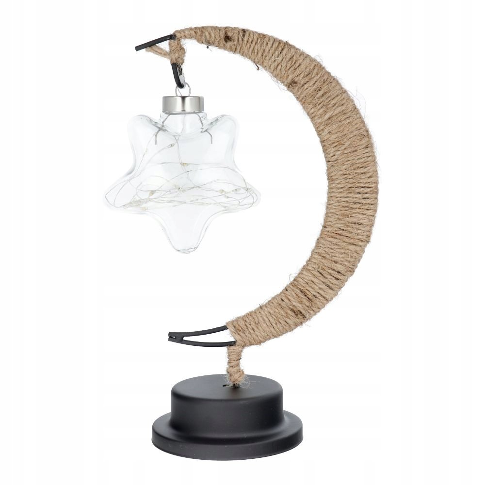 Lampka nocna Rogal EID gwiazda Art Deco na baterie lampa dekoracyjna LED