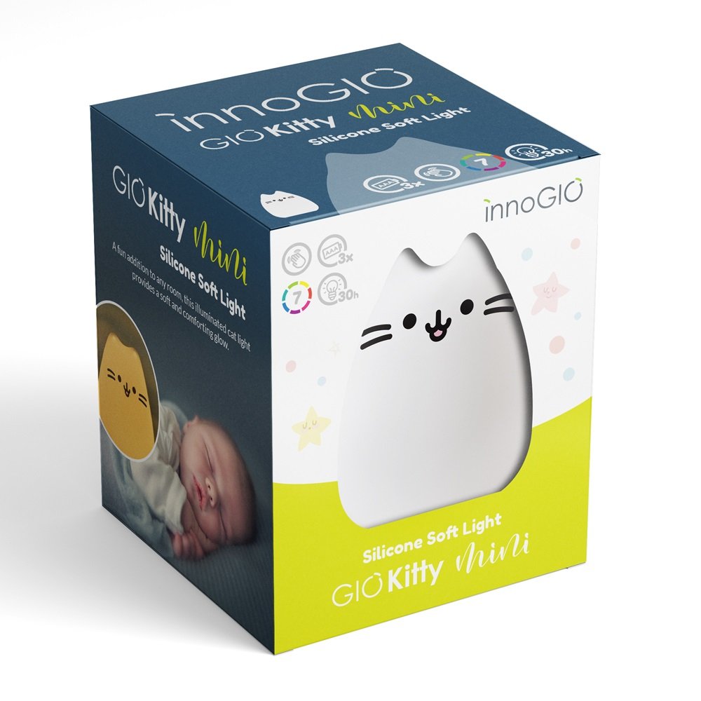 Lampka nocna silikonowa INNOGIO GIOkitty Mini