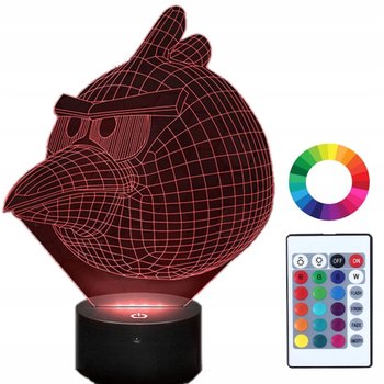 Lampka Nocna Z Imieniem Bajka Angry Birds 3D Led - Plexido