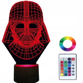 Lampka Nocna Z Imieniem Darth Vader 3D Led Grawer - Plexido