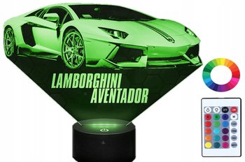 Lampka Nocna Z Imieniem Lamborghini 3D Led Grawer - Plexido