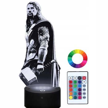 Lampka Nocna z Imieniem Thor Marvel Led Grawer - Plexido