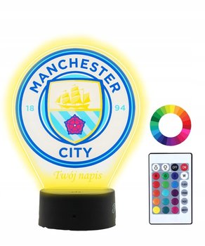 Lampka Nocna Z Nadrukiem 3D Led Manchester City - Plexido