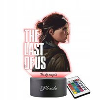 Lampka Nocna z Nadrukiem UV LED 3D The Last Of Us Ellie Gra Komputerowa