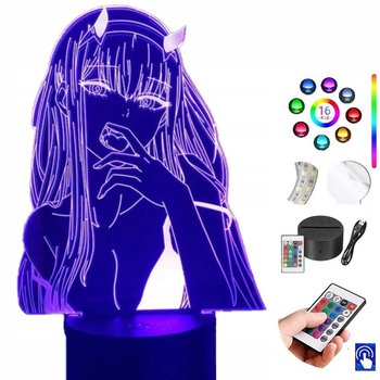 Lampka Nocna Zero Two Anime 16 Kolorów Led Plexido - Plexido