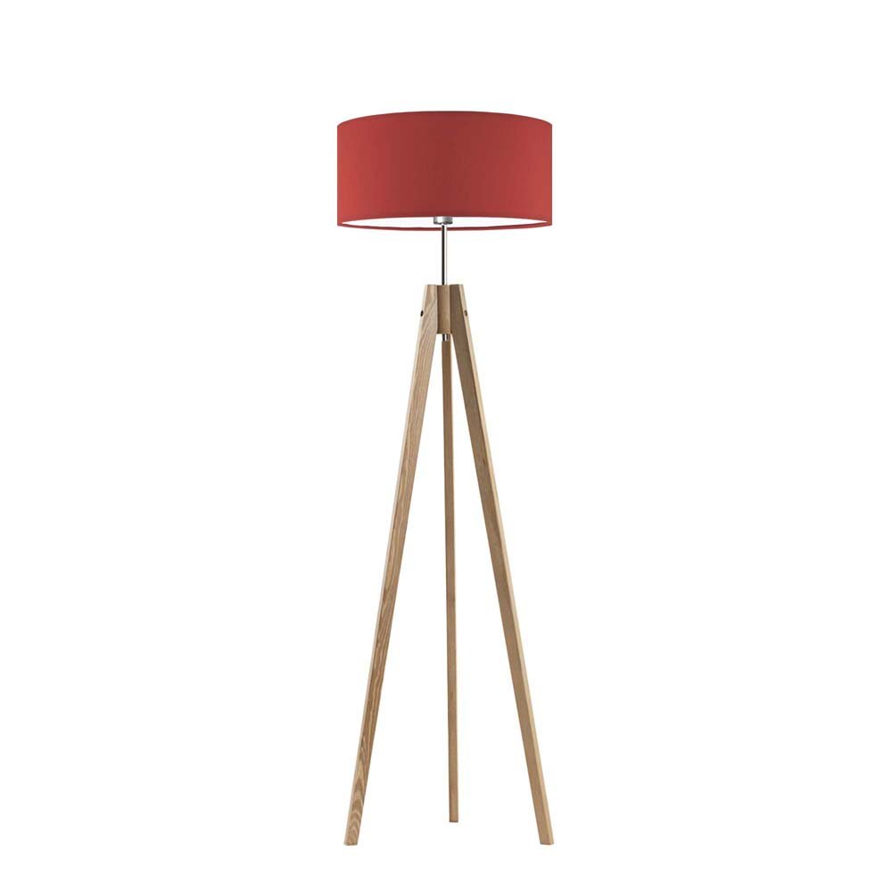 Lampka podłogowa LYSNE Haiti, czerwony, 60 W