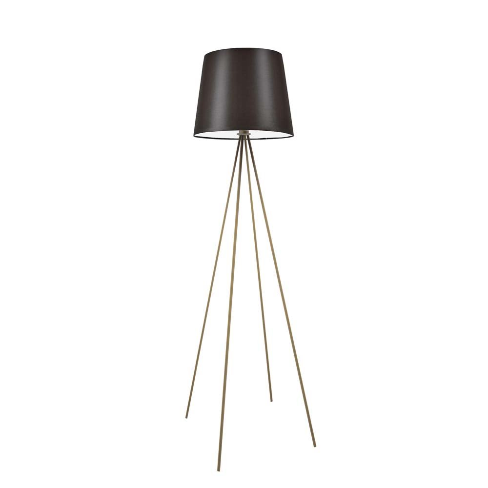 Lampka podłogowa LYSNE Panama, brązowy, 60 W