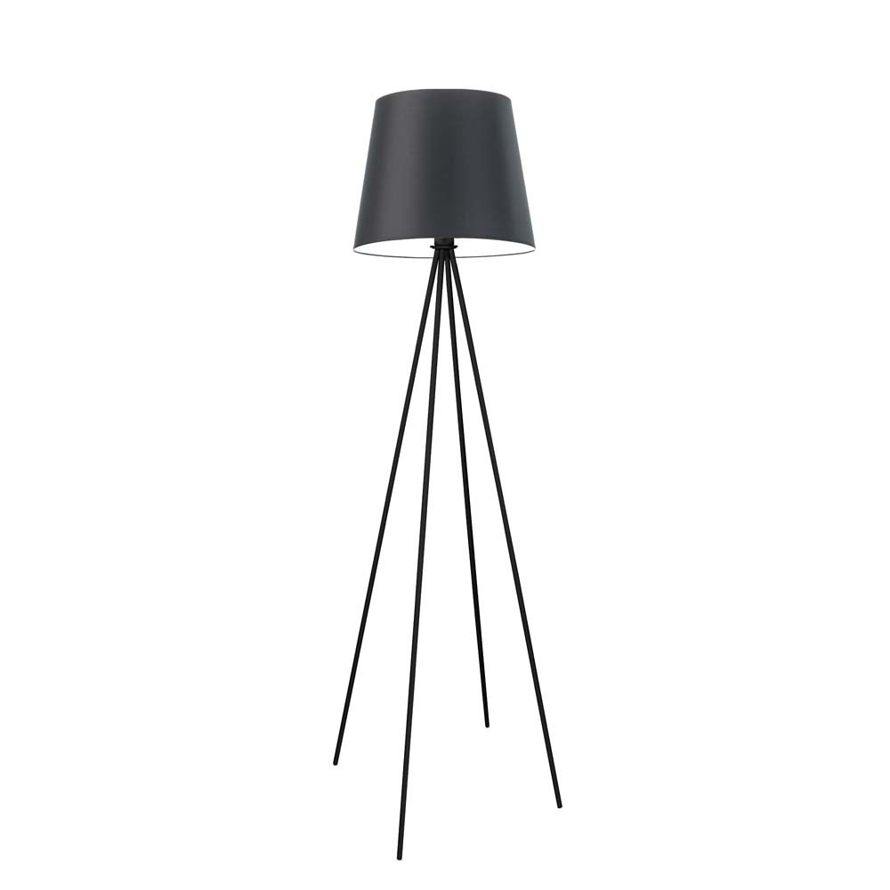 Lampka podłogowa LYSNE Panama, czarny, 60 W