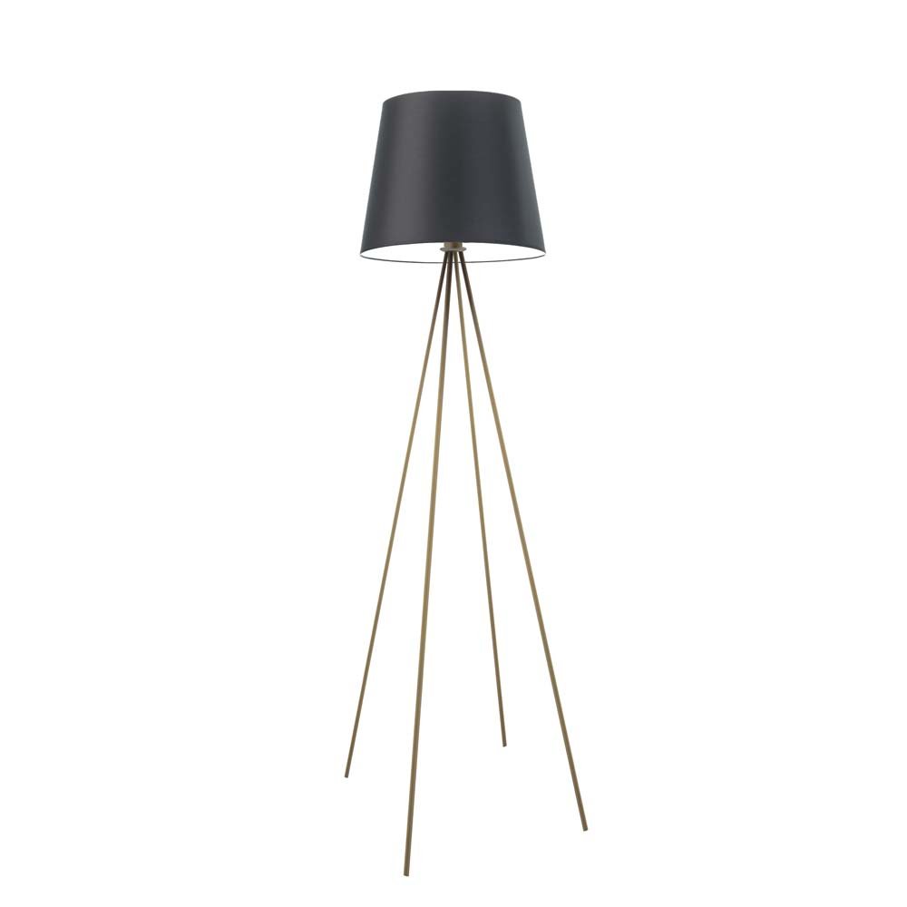 Lampka podłogowa LYSNE Panama, czarny, 60 W