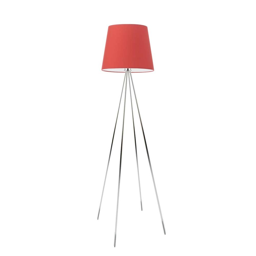 Lampka podłogowa LYSNE Panama, czerwony, 60 W