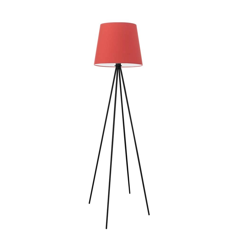 Lampka podłogowa LYSNE Panama, czerwony, 60 W