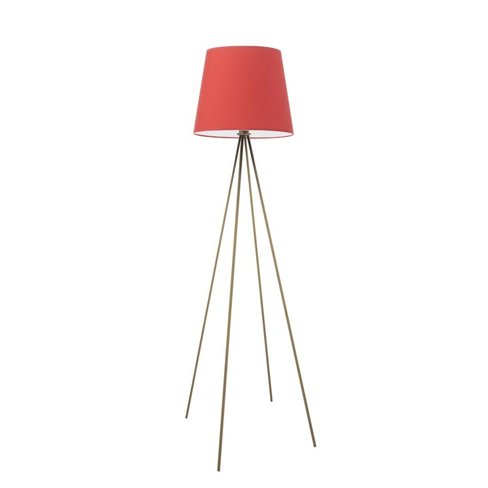 Lampka podłogowa LYSNE Panama, czerwony, 60 W