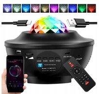 Lampka projektor GALAXIA czarny