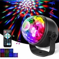LAMPKA PROJEKTOR PILOT KULA DISCO DYSKOTEKOWA PROJEKTOR WIELOKOLOROWY