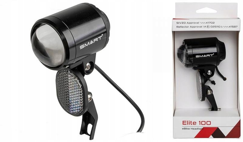 Smart Elite LAMPKA PRZEDNIA SMART ELITE 100 100LUX DYNAMO E-BIKE - Smart | Sport ...