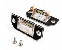 Lampka Rejestracji Ford Focus II Mk2 + Żarówka LED