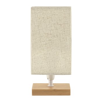 Lampka stojąca Ilumi 12 x 12 x 25 cm beżowa DOMOTTI - Domotti