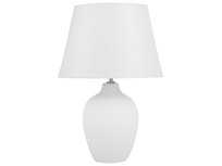 Lampka stołowa  BELIANI Fergus, E27, biała, 52 cm