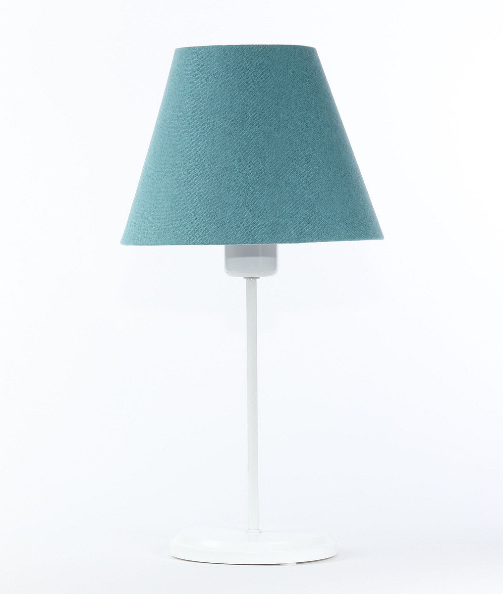 Фото - Настільна лампа Lampka stołowa MACODESIGN Fornax, turkusowa, 60 W, 46x23x23 cm