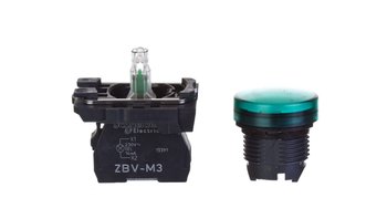 Lampka sygnalizacyjna 22mm zielona 230V AC XB5AVM3 - SCHNEIDER ELECTRIC