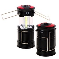 Lampka Turystyczna Led Na Baterie Latarka Kempingowa Biwakowa 3W1 Składana
