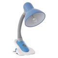 Lampka z klipsem KANLUX Suzi HR-60-BL, szaro-niebieska, 60 W - Kanlux