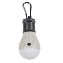 Lampka żarówka kempingowa szara jasna