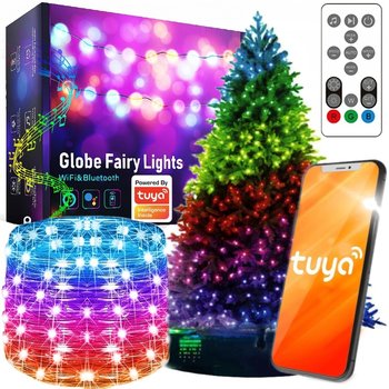 Lampki choinkowe 100 lampek LED 10 metrów MULTICOLOR RGB | TUYA PILOT WIFI - Nexoo