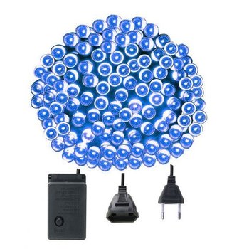 Lampki choinkowe 100 led na na prąd niebieski - Springos