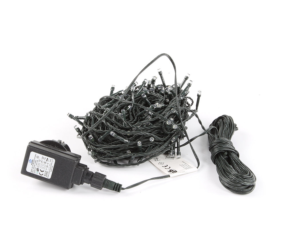 Lampki choinkowe JOYLIGHT, 200 diod LED, 30 m, 13,6 W, barwa zimna biała