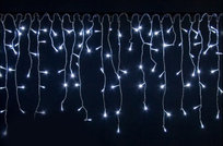 Lampki choinkowe JOYLIGHT 600 LED, zewnętrzne, zimne białe, 15 m