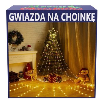 Lampki Choinkowe LED + Gwiazda Na Szczyt Choinki Ciepła Biel - Inny producent