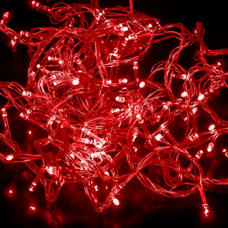 Lampki choinkowe VOLTENO VO0487, 100 diod LED, barwa czerwona