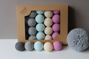 Lampki Cotton Balls Mellow 20 szt. - MIA home