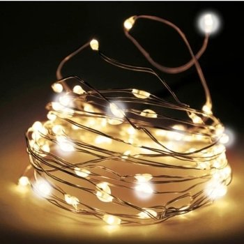 Lampki LED choinki 20 diody białe ciepłe - Inny producent