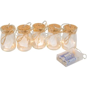 Lampki ledowe Butelki, 5 szt.