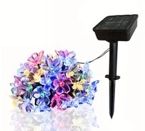 Lampki Ogrodowe Girlanda Solarna Led Kwiatki Na Taras Do Ogrodu 20Led 5M