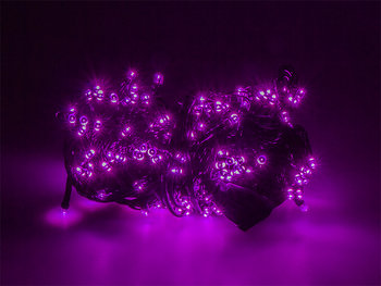 Lampki ozdobne choinkowe fioletowe Led 200szt 16m - Xtreme