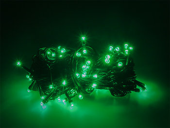 Lampki ozdobne choinkowe zielone Led 300szt 24m - Xtreme